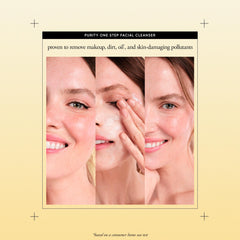 philosophy removing makeup from face showing effective impurity lift-off