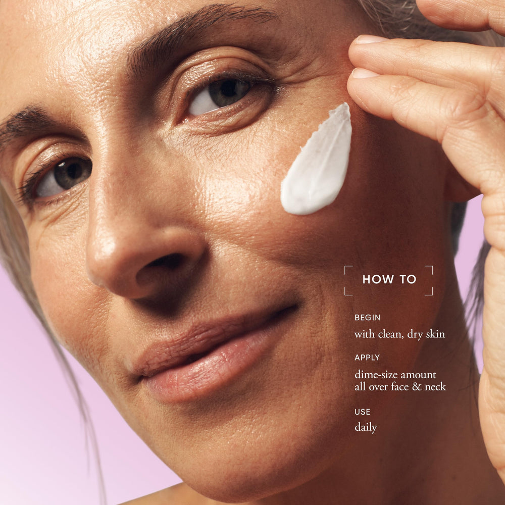 philosophy vanity lifestyle display showing product among skincare for morning routine benefit