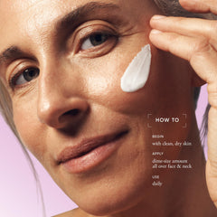 philosophy vanity lifestyle display showing product among skincare for morning routine benefit