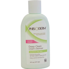 Phisoderm cream cleanser front tube showing label and easy-squeeze benefit