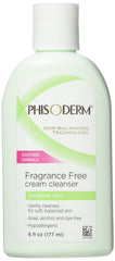 Phisoderm front bottle 6 oz showing label and gentle benefit