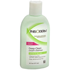 Phisoderm tube front packaging showing product name and gentle cleansing benefits