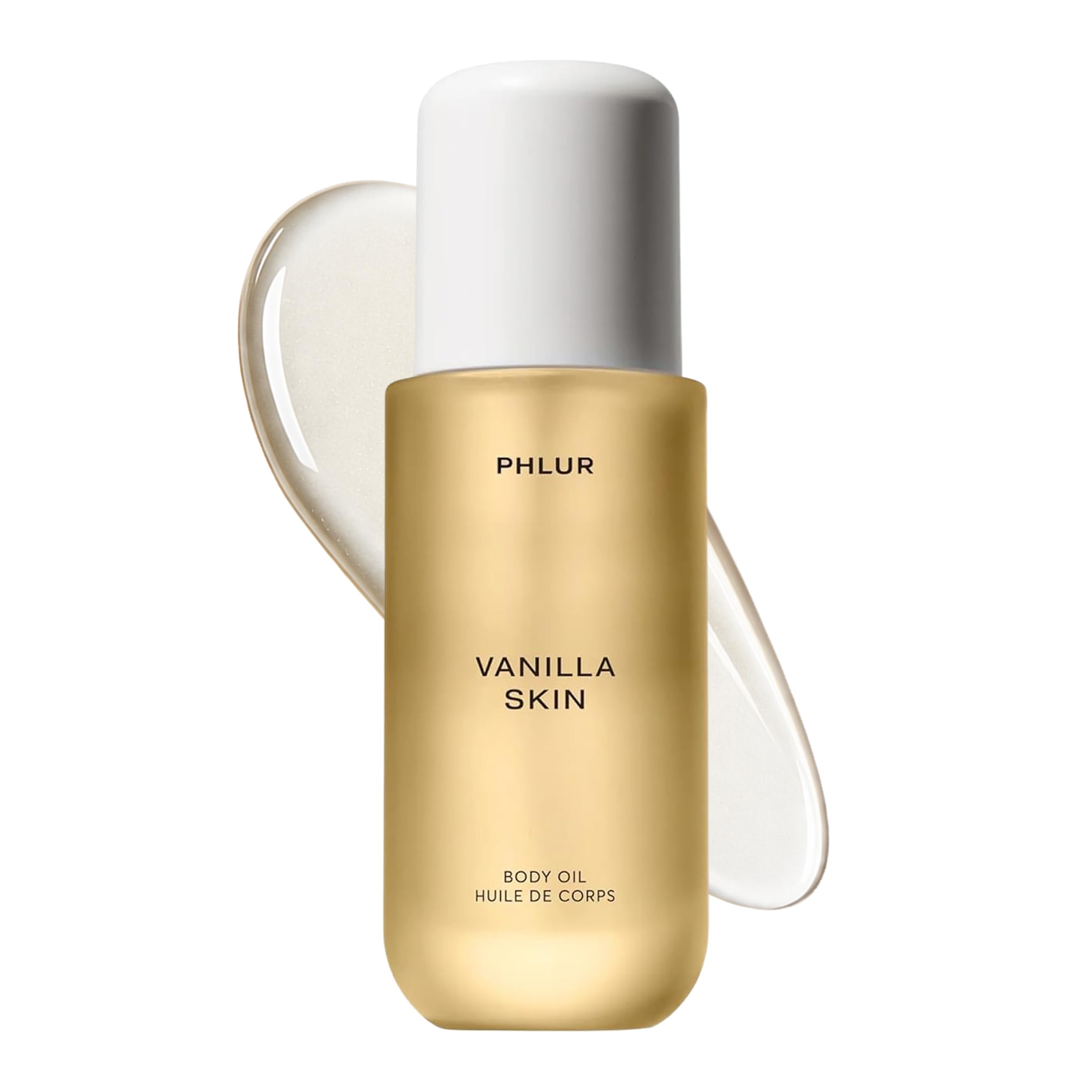 PHLUR front bottle shot showing sleek packaging and vanilla scent benefits