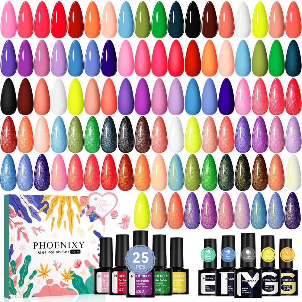 phoenixy front packaging showing full 30‑piece set and gift presentation