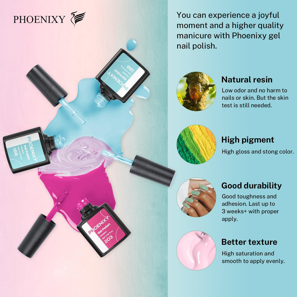 phoenixy close-up of one bottle cap and brush demonstrating smooth application