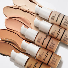 PHOERA on vanity with makeup bag showing lifestyle use and effortless routine benefit
