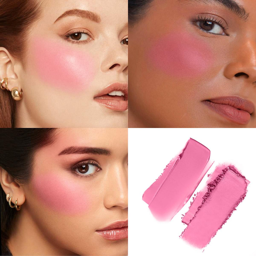 PHOFAY application on cheek showing contour and blush enhancing facial dimension