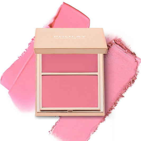 PHOFAY compact front packaging showing sleek travel-ready case and mirror benefit