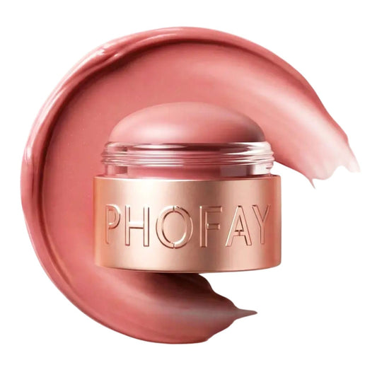 PHOFAY front packaging showing mousse blush stick and color payoff