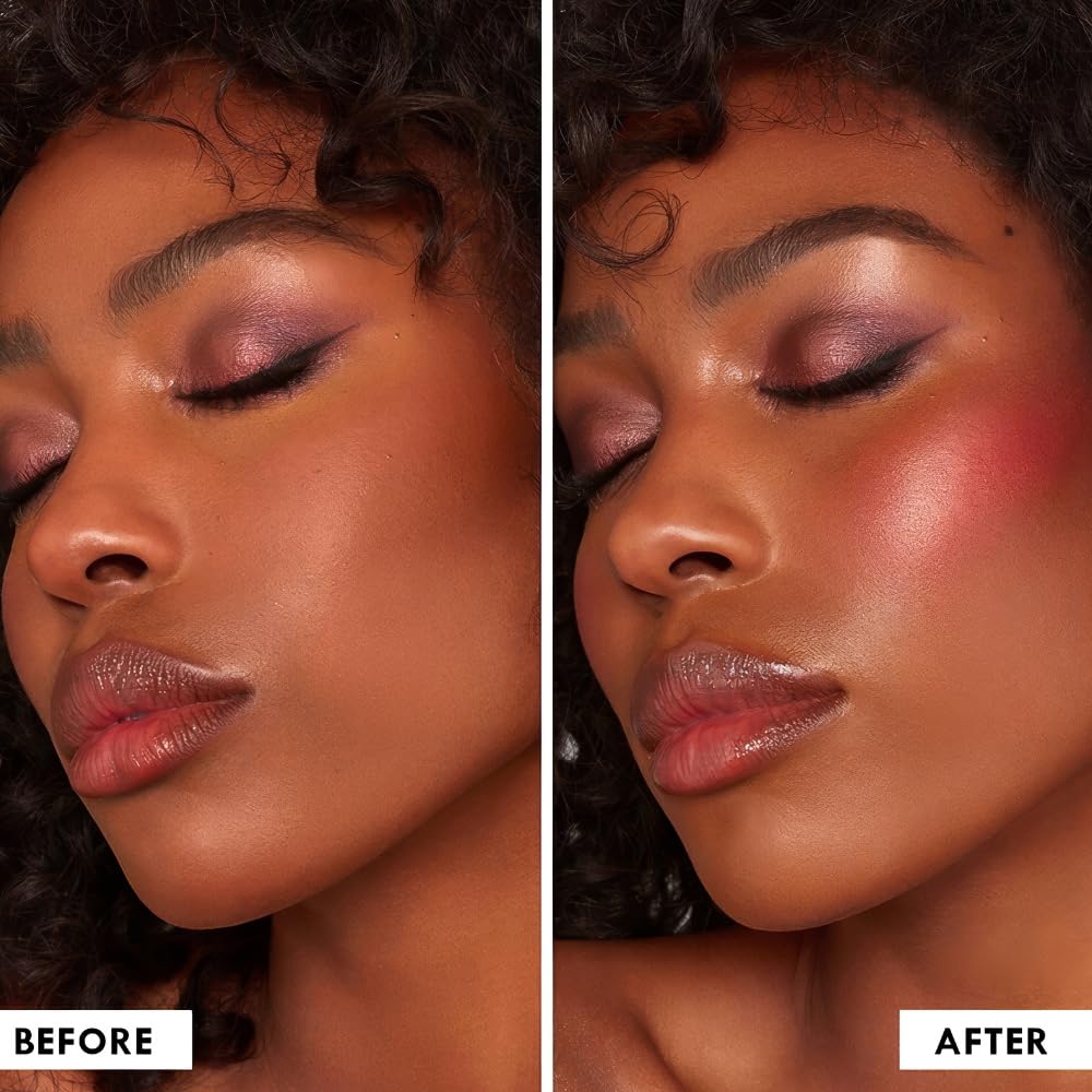 PHOFAY powder pigment swipe illustrating buildable color and soft luminosity