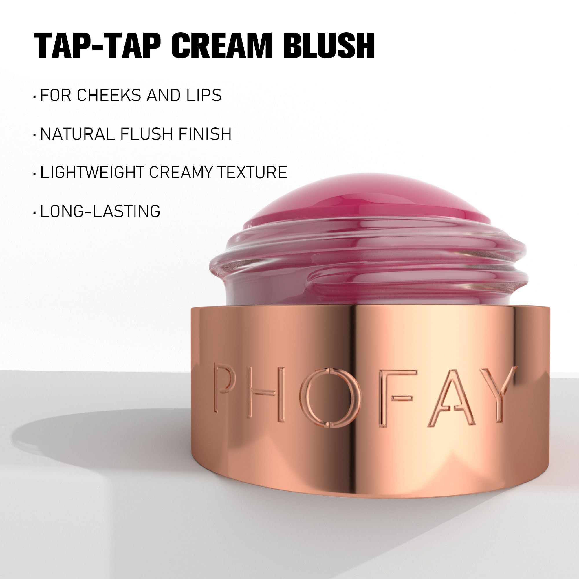 PHOFAY size comparison next to a coin to convey compact, travel-friendly benefit