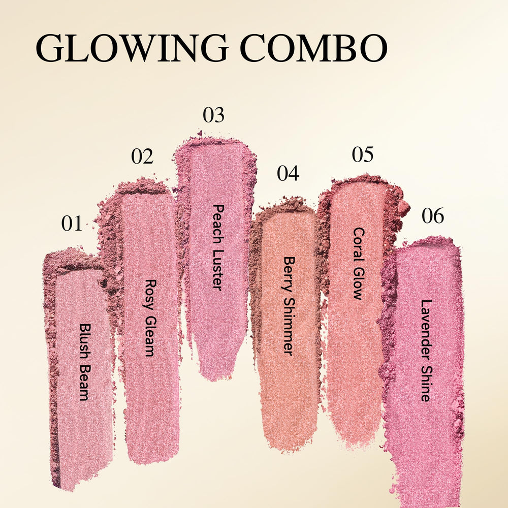 PHOFAY close-up texture revealing ultra-fine baked powder and blendability