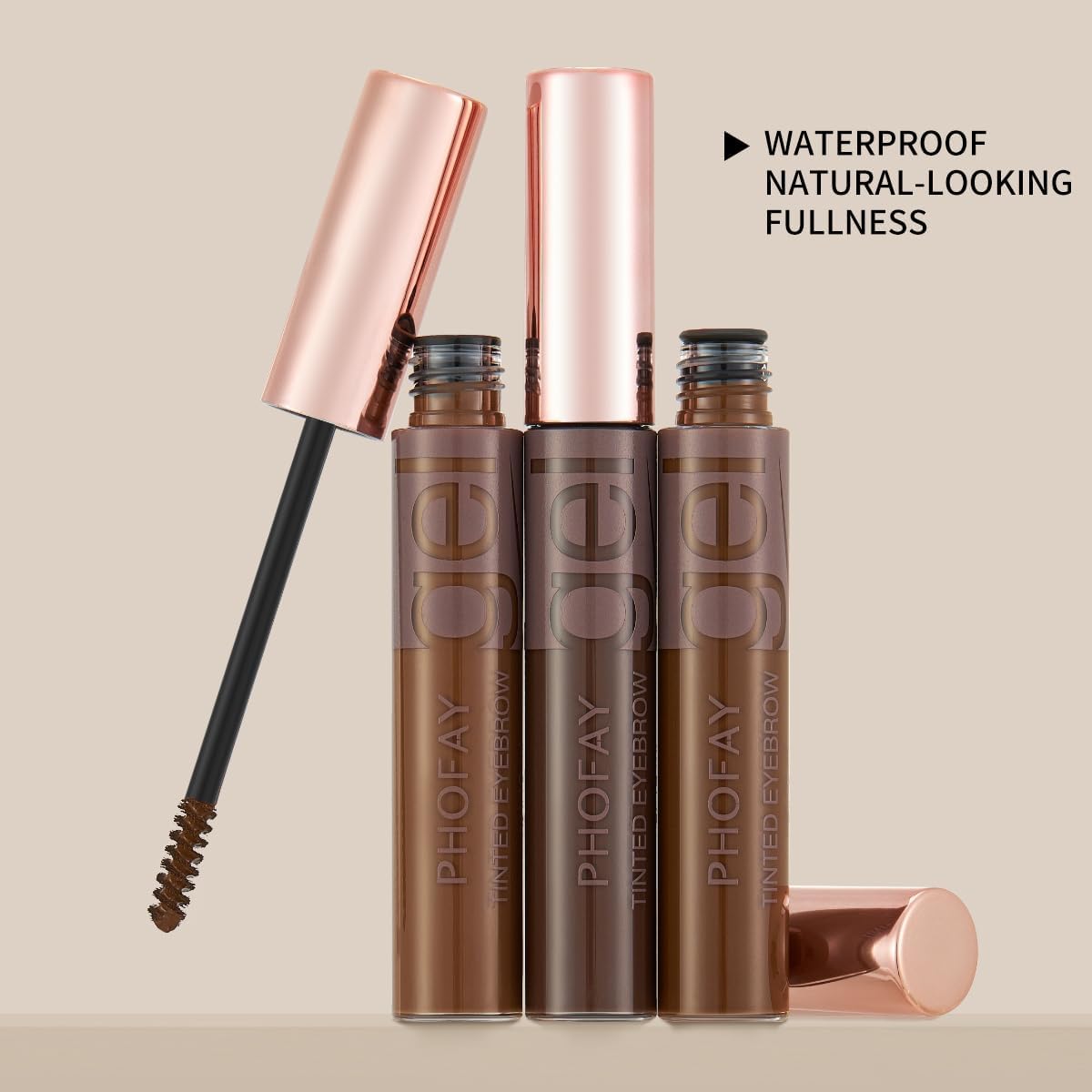 PHOFAY topcoat over powder demo shows smooth blending and long-lasting hold benefit