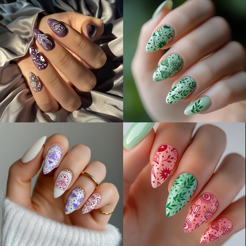 PH PandaHall reverse stamping decal example showing multicolor detail and versatility