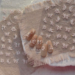 Phuryllic embossed texture close-up highlighting raised design and sparkle benefit