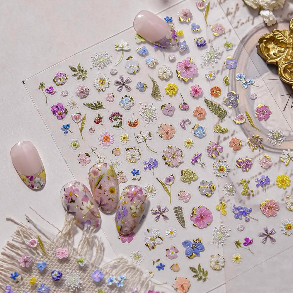 Close-up of embossed Phuryllic sticker texture showing raised detail and sparkle