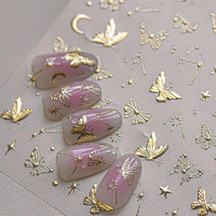 Phuryllic front packaging showing gold butterfly and star decals, quick glam