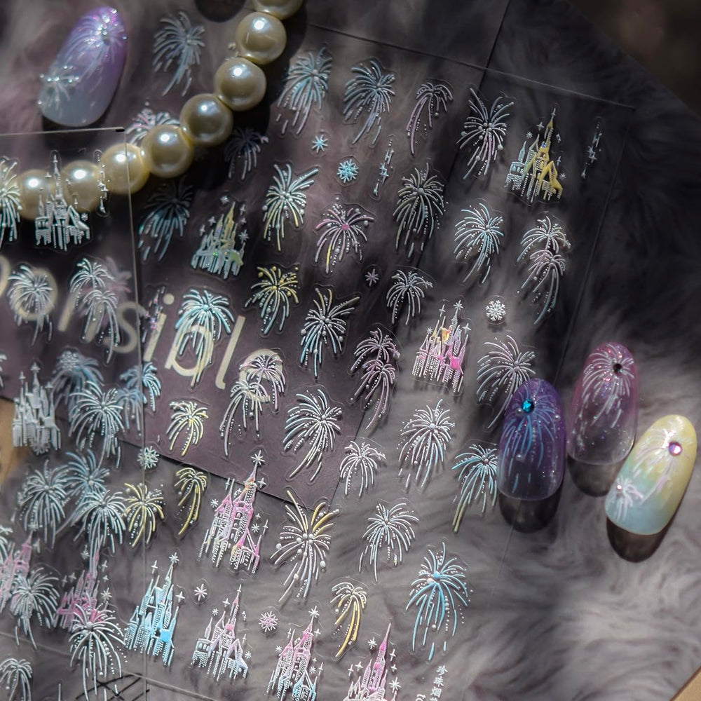 Phuryllic gems and charms spread laid out to show shapes and mixing options