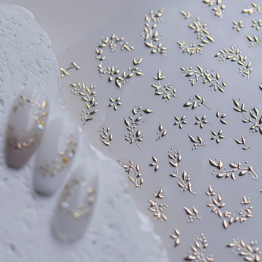 Phuryllic label and included sheets displayed as an all-in-one nail kit