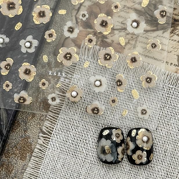Phuryllic small nail gems and charms showing sparkle and dimension