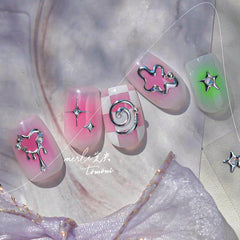 Phuryllic narrow nail strips and tiny decals illustrating fine-detail options