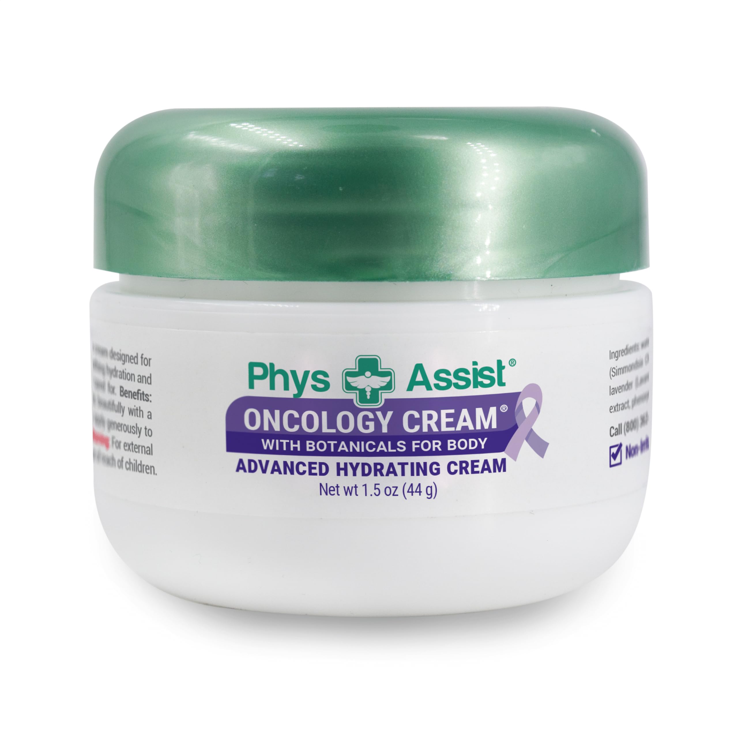 PhysAssist travel tube front view showing compact moisturizing cream