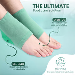 PhysFlex sock next to hand showing size and fit clarity