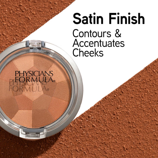 Physicians Formula mosaic close-up revealing blended shades and silky finish