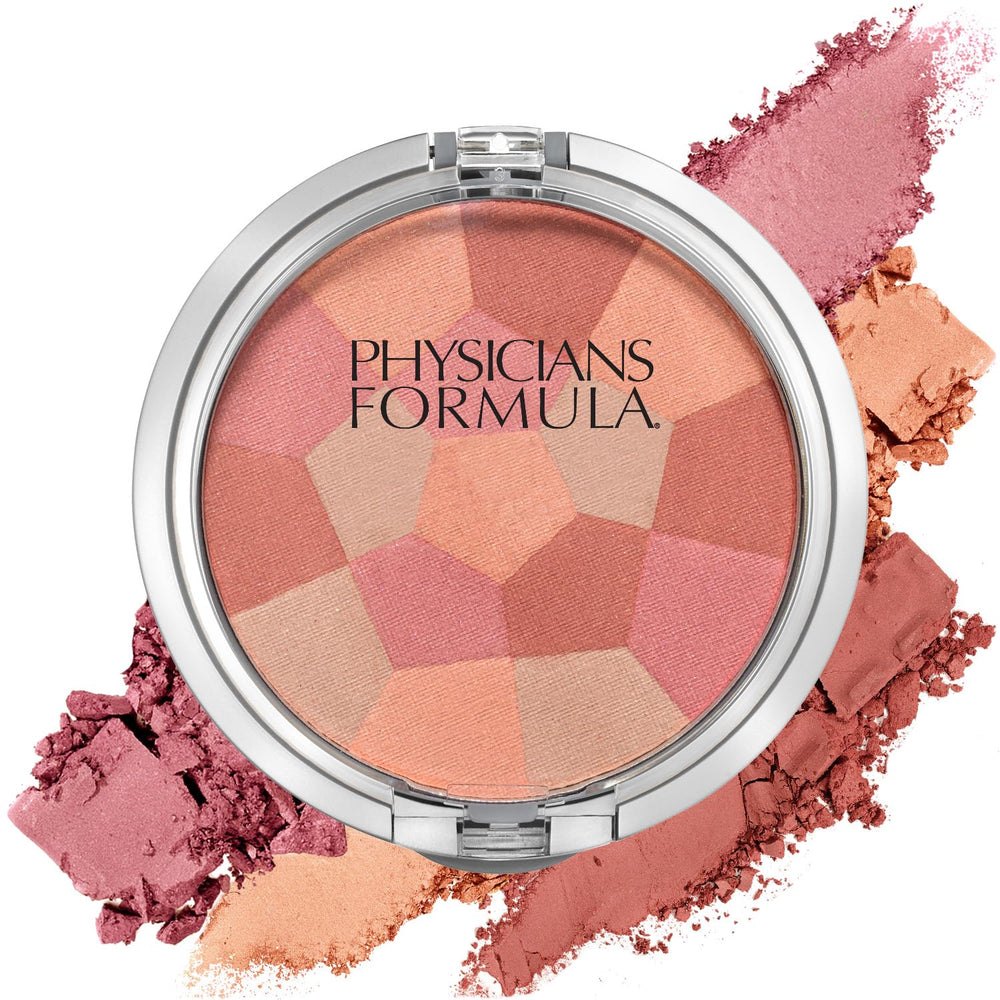 Physicians Formula compact front view showing product and travel-friendly design benefit