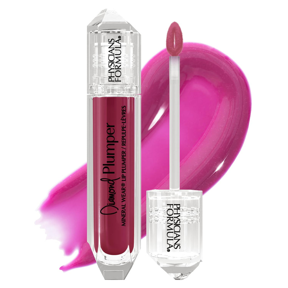 Physicians Formula front packaging showing Brilliant Berry shade and glossy finish for instant radiance