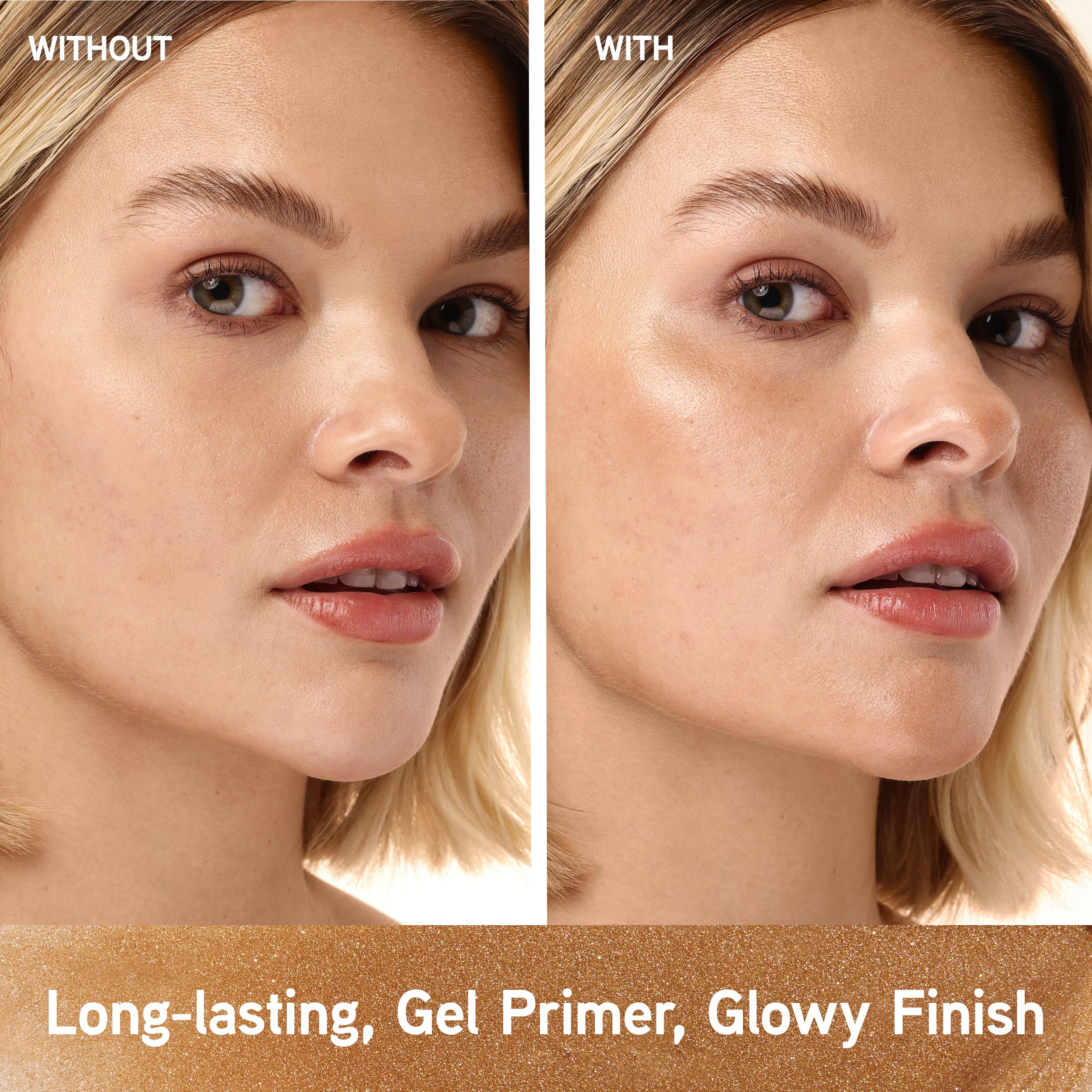 Physicians Formula primer pump dispensing gel demonstrating controlled, mess-free application