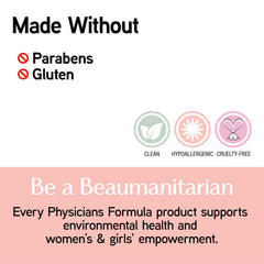 Physicians Formula applied by brush in lifestyle setting for radiant everyday glow