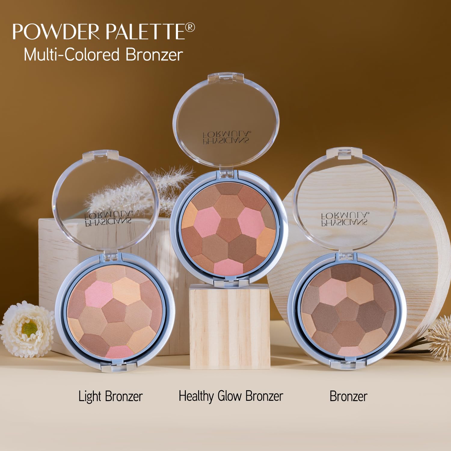 Physicians Formula compact in hand to show scale and portable convenience