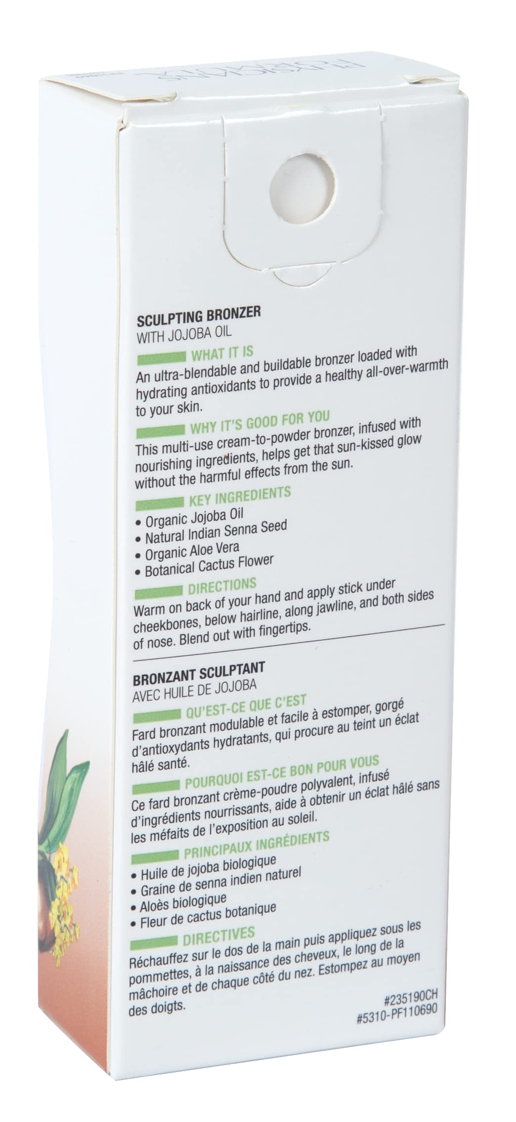 Physicians Formula bronzer stick in lifestyle scene giving a sun-kissed finish benefit