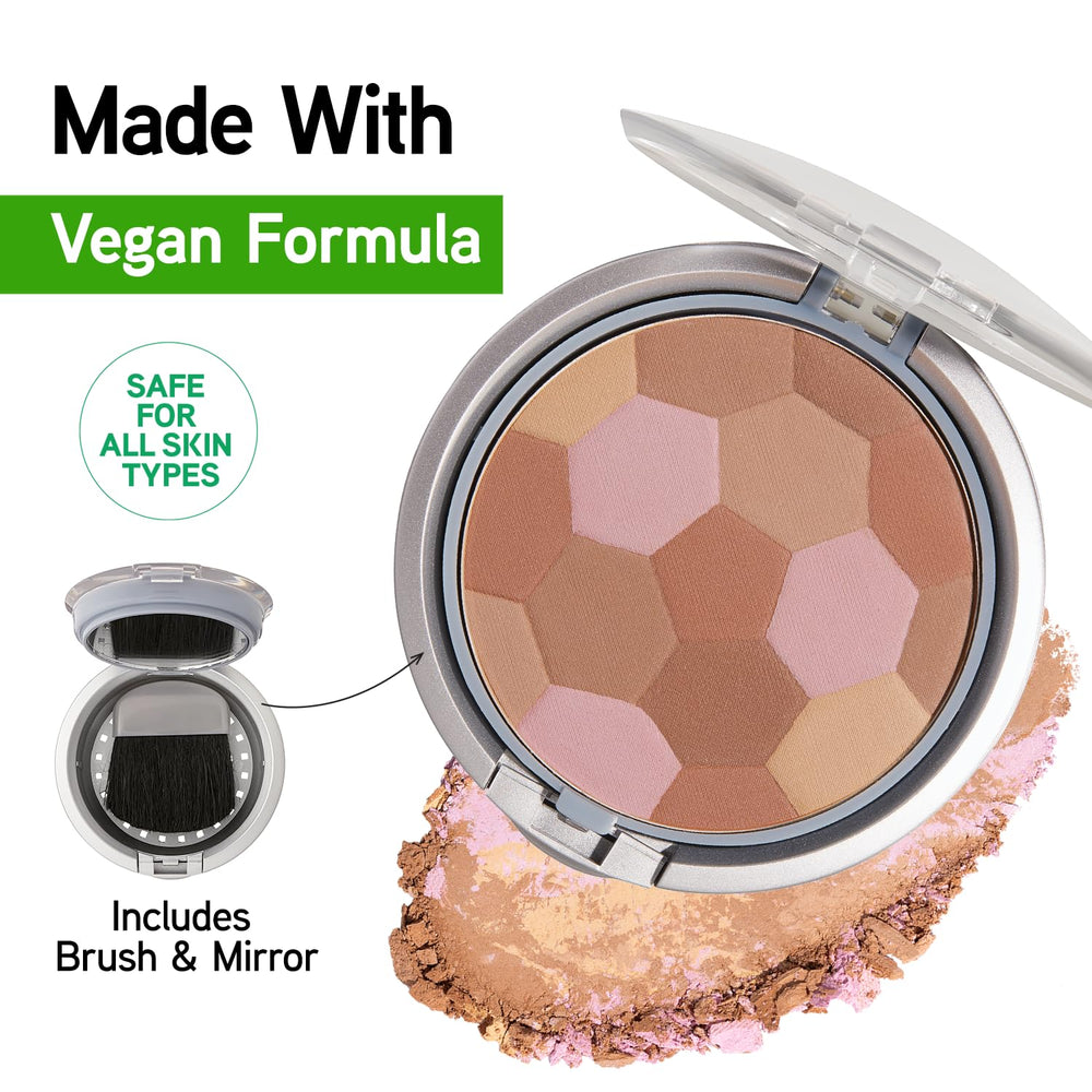 Physicians Formula powder texture swatch demonstrating smooth, buildable coverage