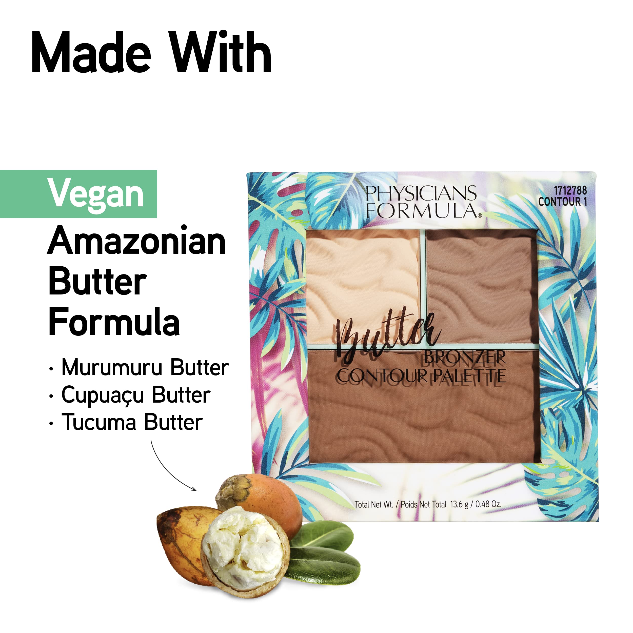 Physicians Formula applied on model cheekbones to demonstrate natural sculpting effect