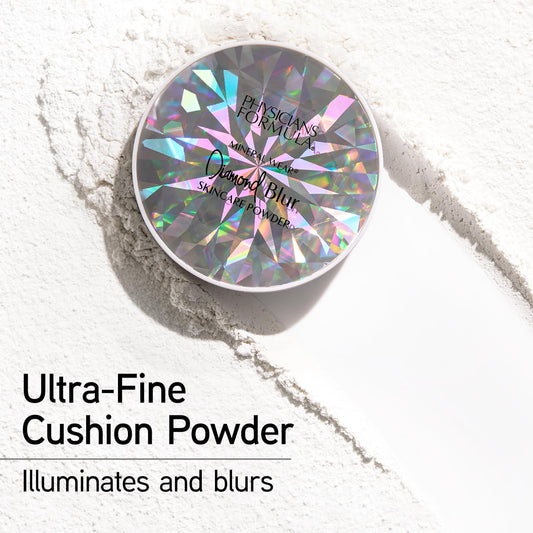 Physicians Formula close-up of powder texture for ultra-fine finish