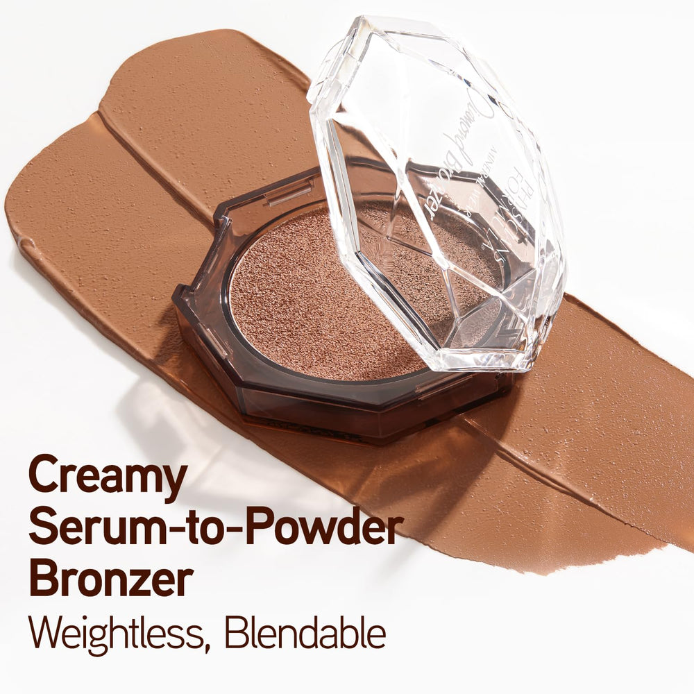 Physicians Formula open pan close-up shows creamy powder-serum hybrid texture