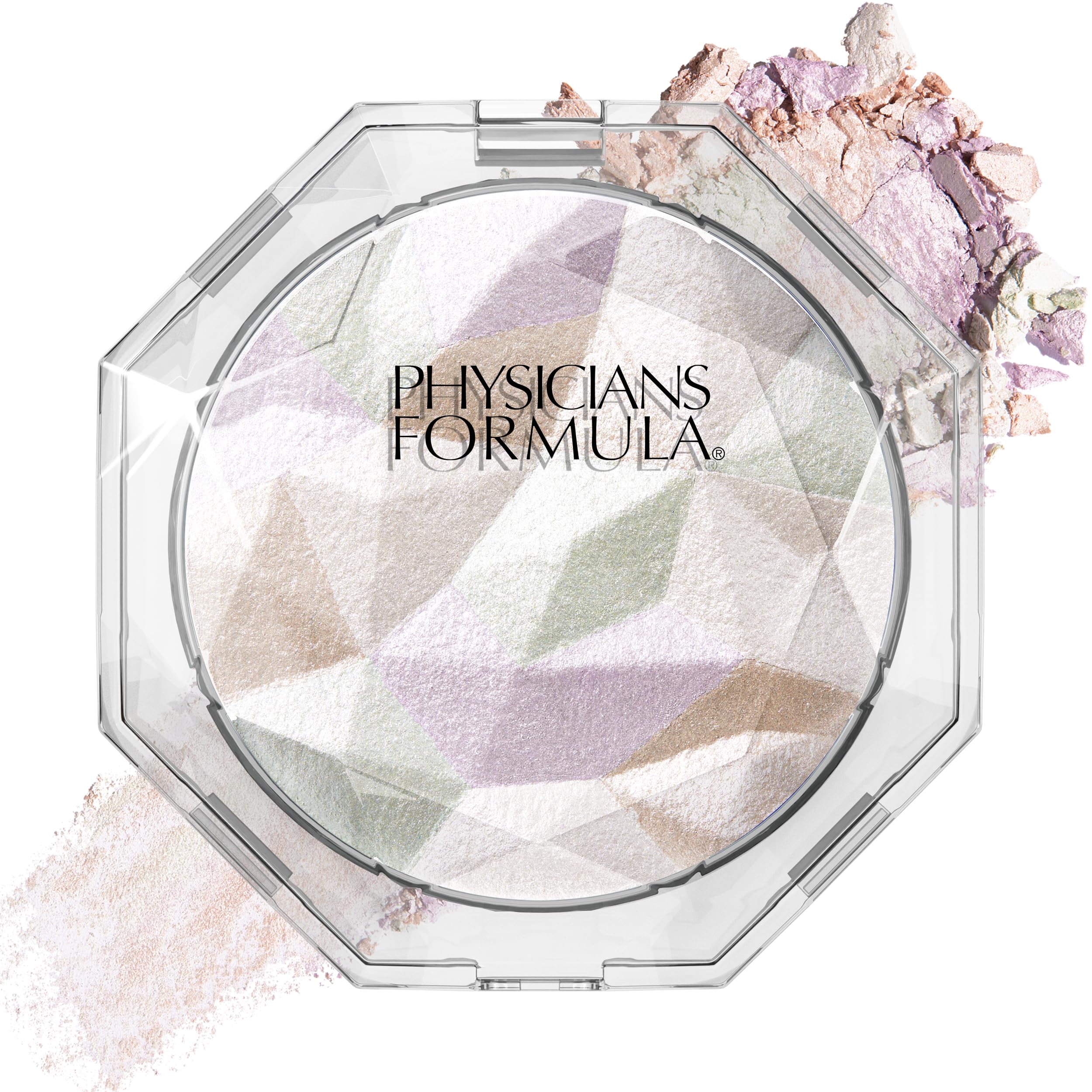 Physicians Formula front packaging showing compact and elegant finish benefit visible