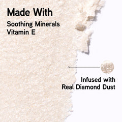 Physicians Formula close-up powder texture highlighting fine diamond dust blur