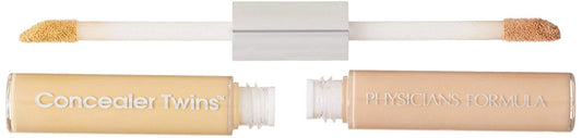 Physicians Formula open ends showing yellow and light cream shades for targeted neutralizing
