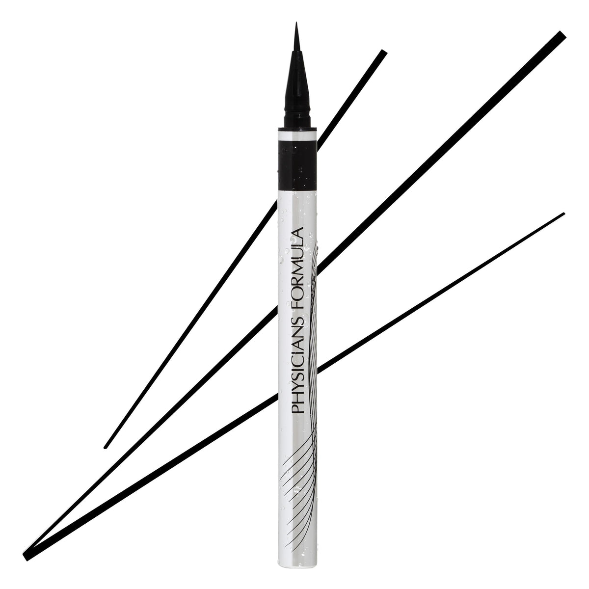 Physicians Formula front packaging showing ultra black eyeliner for precise application and comfort