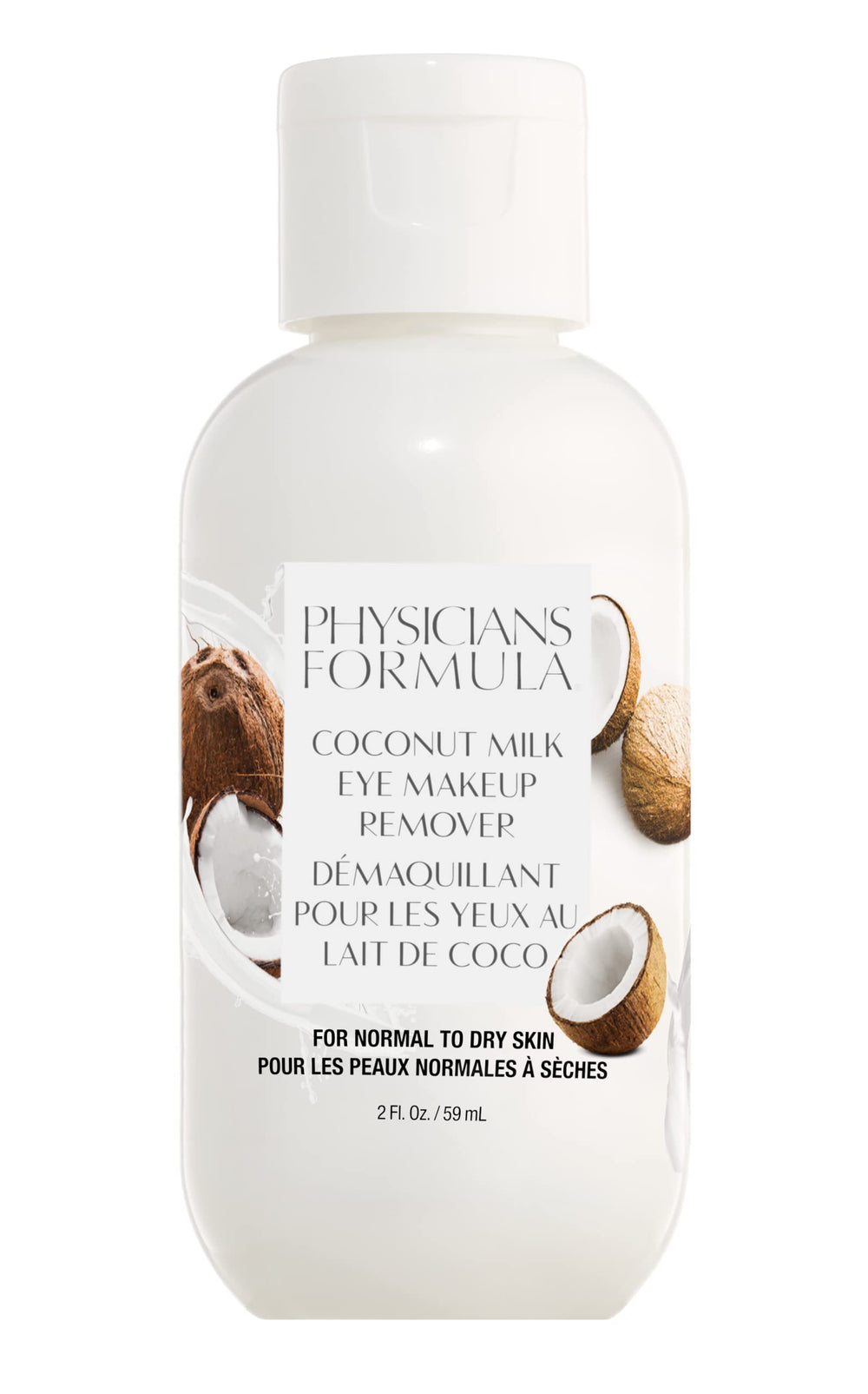 Physicians Formula front bottle view showing label and travel-size benefit
