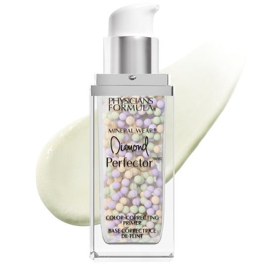 Physicians Formula front packaging showing bottle and label, fast skin‑smoothing primer