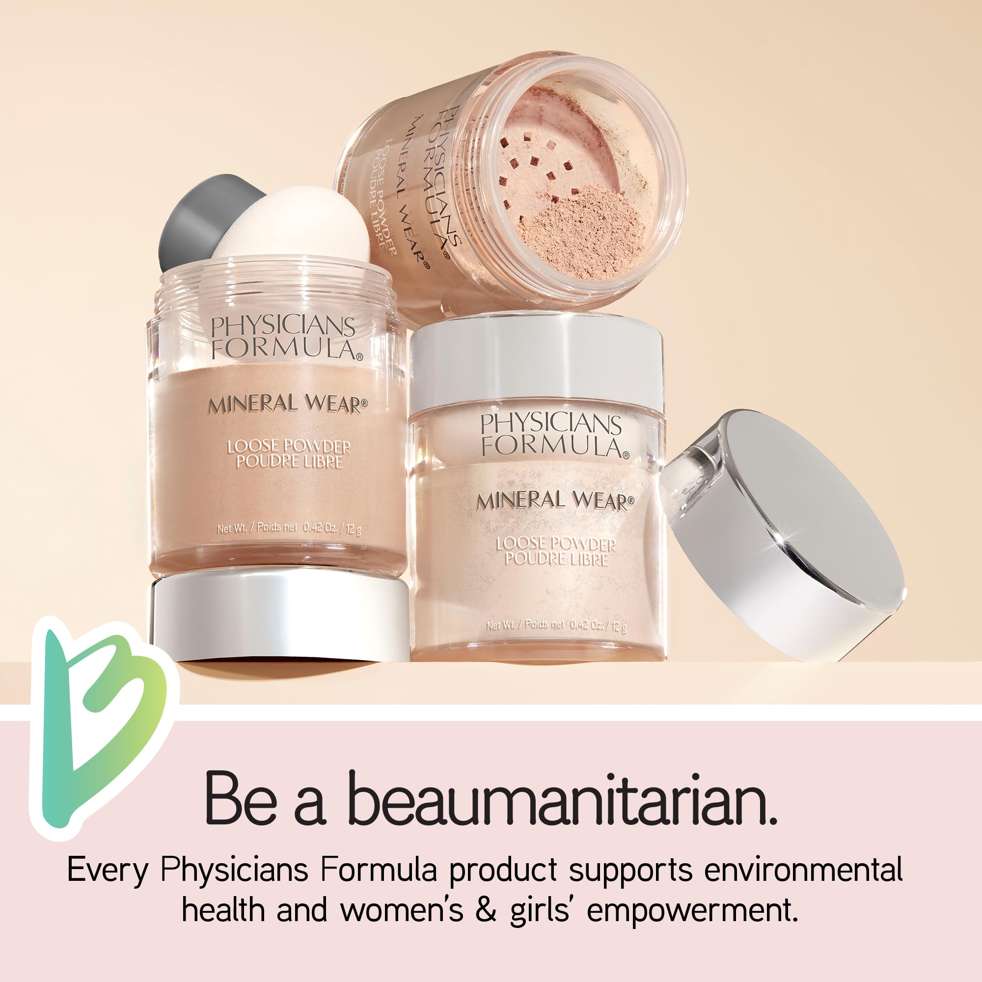 Physicians Formula on vanity next to skincare, illustrating gentle routine