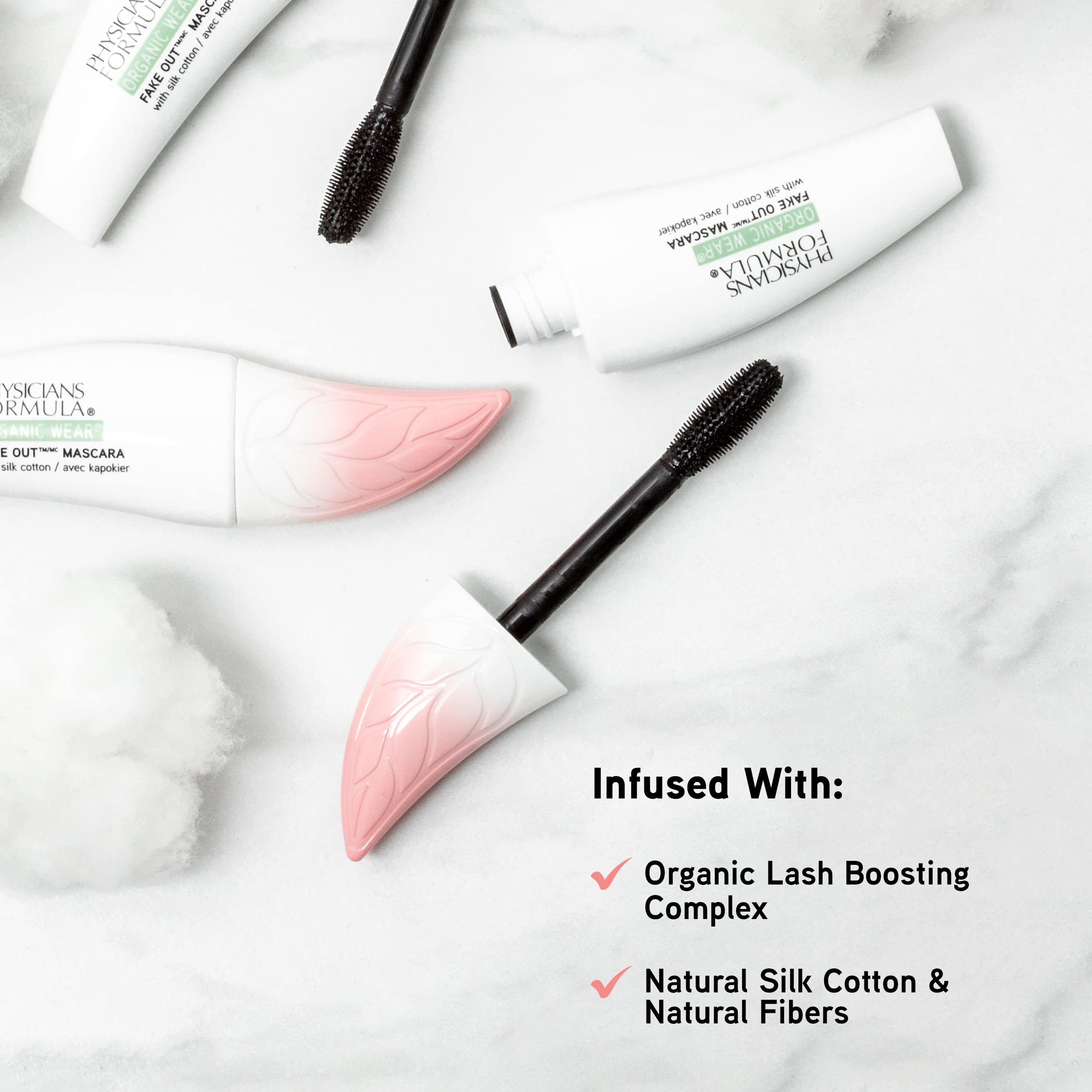 Physicians Formula eco-brush close-up displaying ultra-soft bristles for separation