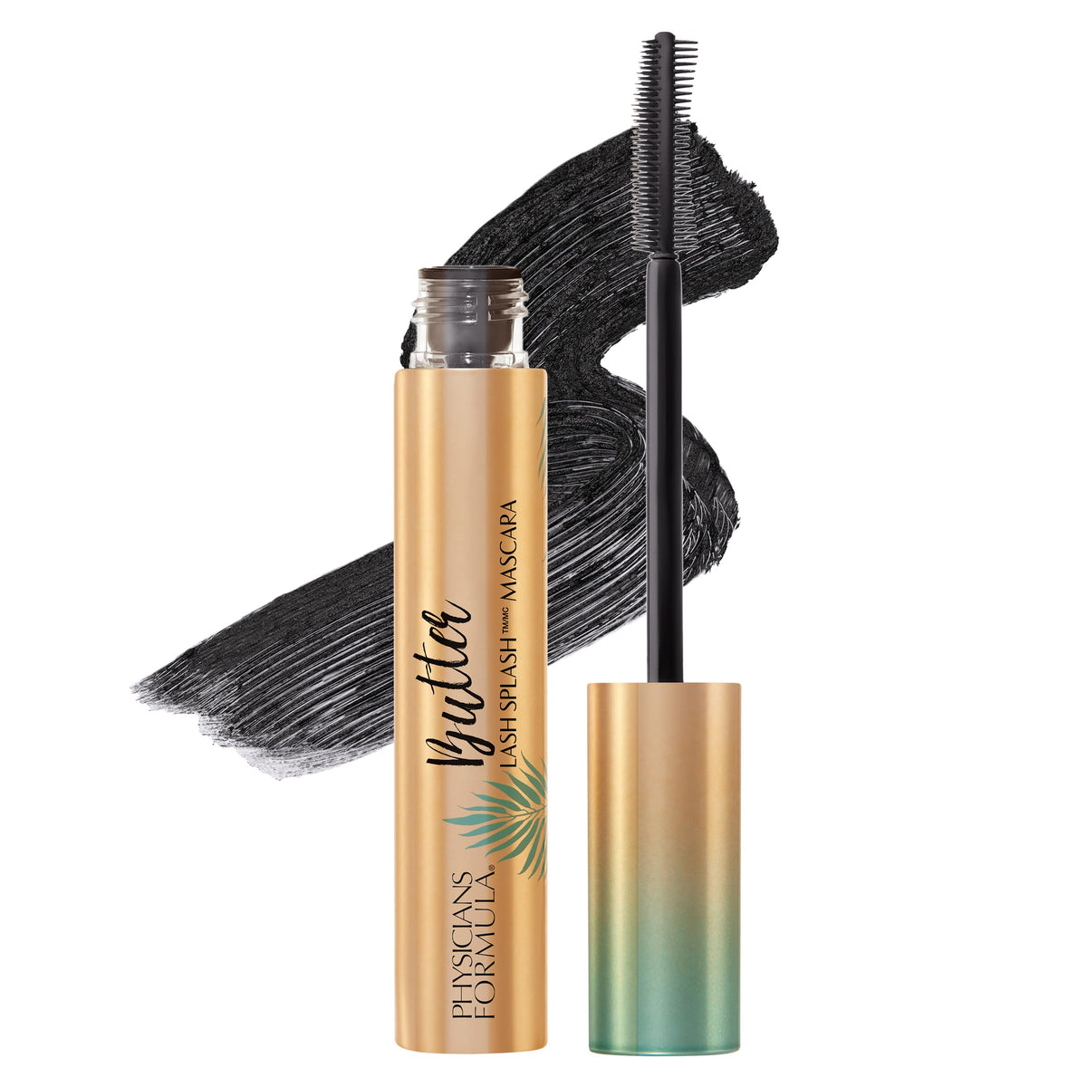 Physicians Formula tube front view showing sleek packaging and full-volume promise