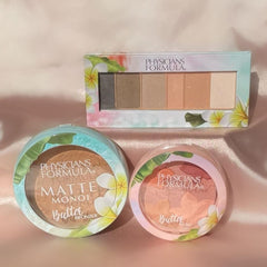 Physicians Formula palette on vanity styled with mirror showing everyday beauty routine benefit