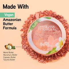 Physicians Formula close-up texture of powder butter blend highlighting smooth application