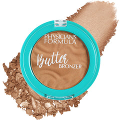 Physicians Formula compact front view showing bronzer color and travel-friendly design